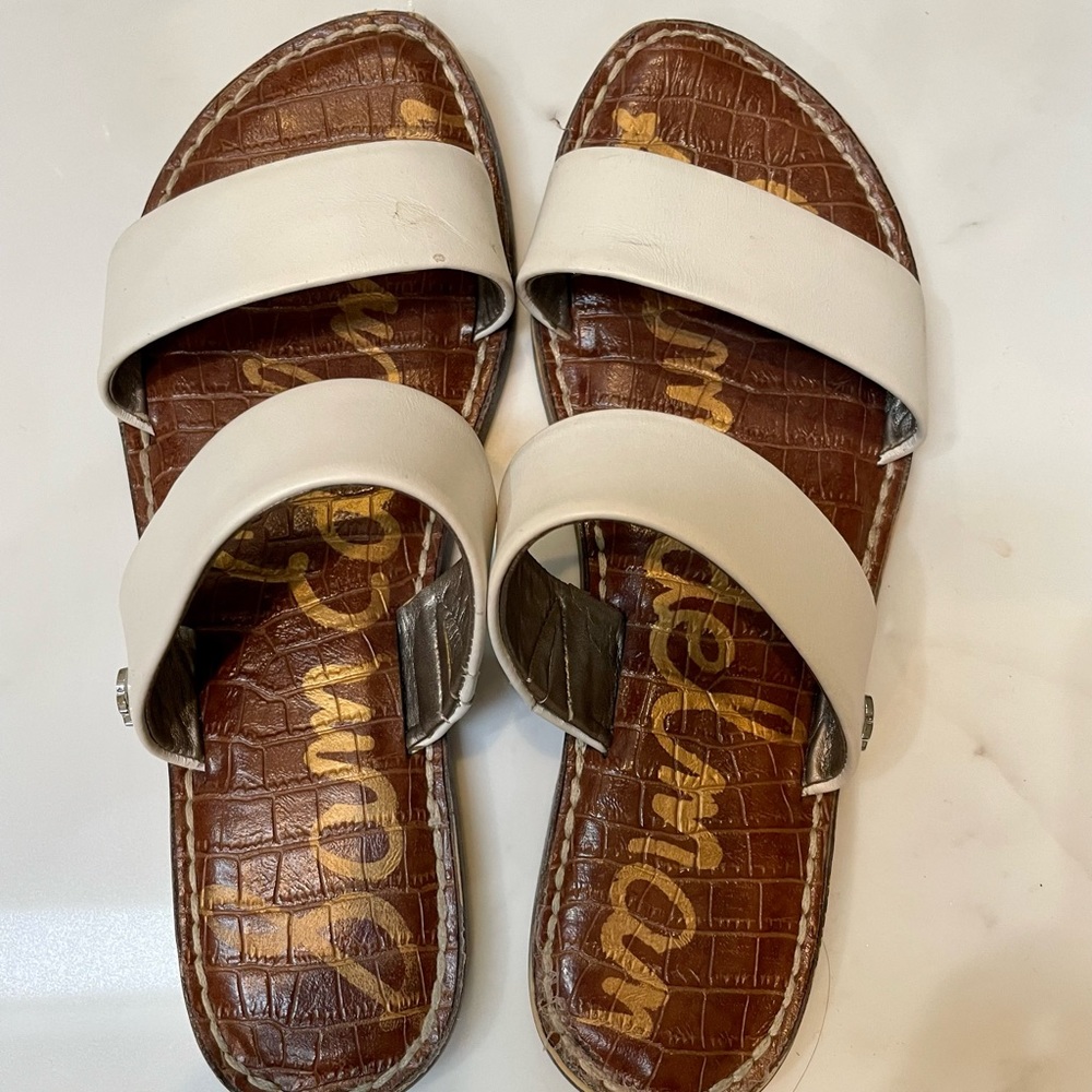 White Sam Edelman Sandal
